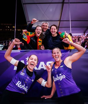 Šeimos staigmenos sulaukusi G. Grudzinskaitė su partnere – turnyro Nyderlanduose finalininkė