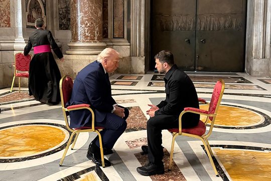 Karas Ukrainoje. Prieš V. Zelenskio ir D. Trumpo susitikimą – svarbi žinia: „The Telegraph“ įvardijo, dėl ko gali kilti įtampa