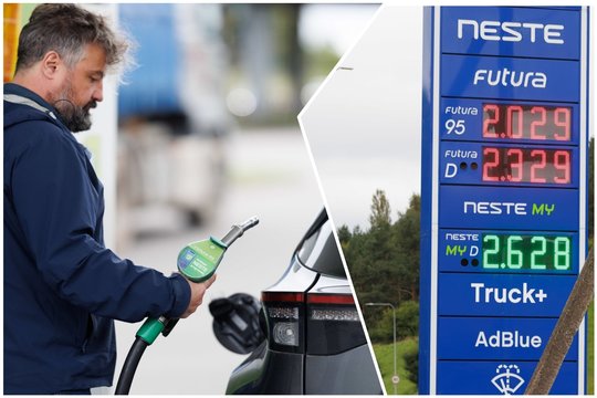 Degalų brangimo šokas įsisiūbavo: jau dabar už dyzeliną mokame visų laikų rekordinę kainą