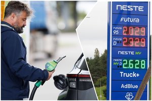 Degalų kainos viršija rekordus, bet valdžia stabdžių nespaudžia: kitąmet laukia naujas smūgis