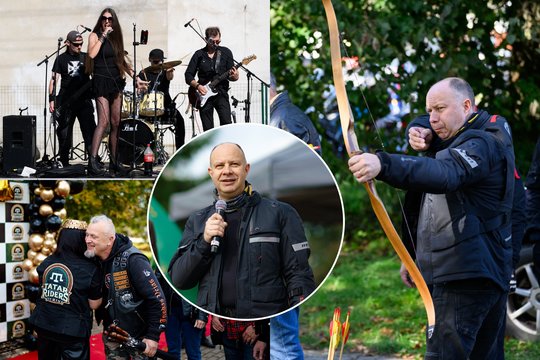 A. Veryga pramogavo neįprastoje šventėje: skambėjo rokas, gaudė motociklai
