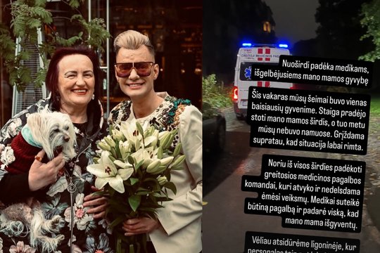 K. Murauskas prabilo apie mamos gyvybei kilusį pavojų: atsidūrė medikų rankose