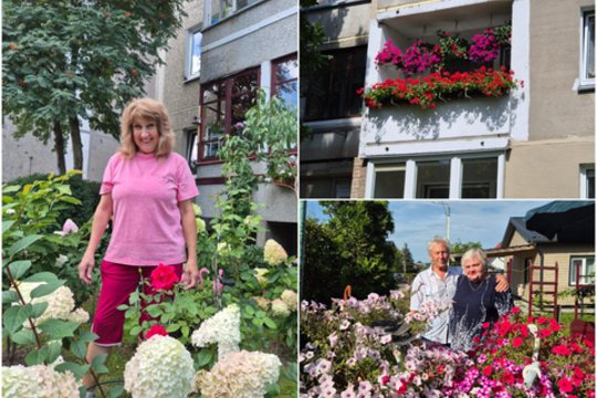 Gėlės – daugiau nei puošmena: žydintys balkonai slepia ir jautrias gyventojų istorijas
