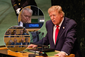 Per D. Trumpo kalbą – iškalbinga G. Nausėdos reakcija