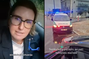 Vaida Kurpienė išvydo kruviną paspirtukininkų užpuolimą: pripurškė ašarinių dujų ir sudaužė