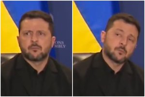 Per susitikimą su D. Trumpu – suirzęs V. Zelenskis
