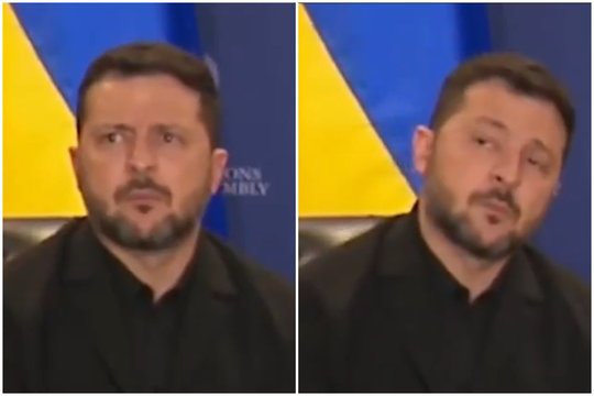 Per susitikimą su D. Trumpu – suirzęs V. Zelenskis