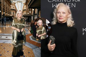 Sudie, „švarios merginos“ estetika: Pamela Anderson pasirodė su ryškiu glamūriniu makiažu