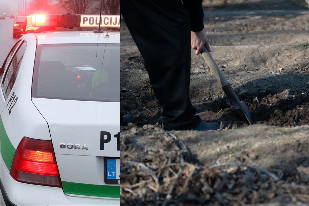 Kraupią paslaptį atskleidė šuo: anūkas močiutę pakasė lysvėje po langais