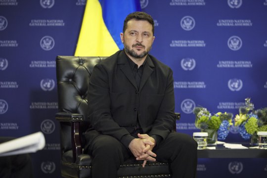 Karas Ukrainoje. V. Zelenskis: karo Ukrainoje nori tik vienas žmogus