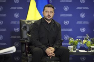 V. Zelenskis: karo Ukrainoje nori tik vienas žmogus