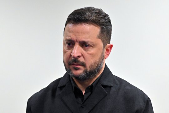 V. Zelenskis įspėjo, kad V. Putinas nesustos: Kremliuje net paskelbė vaizdą su užrašu „Kyjivo link“