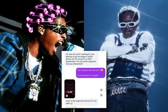 Į Lietuvą atvykstančio A$AP Rocky komandos žinutės pribloškė šalies šokėjas: paviešino susirašinėjimą