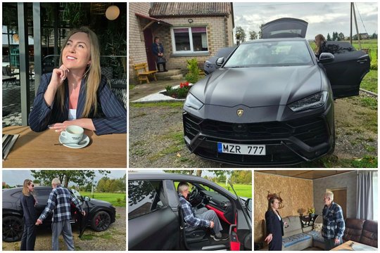 Pas tėvus su „Lamborghini“ iš Australijos parvykusi lietuvė liko nuteista socialiniuose tinkluose: „Jis atsisėdęs apsiverkė“
