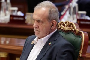 Irano prezidentas: JAV turi apsispręsti, ar nori užbaigti karą
