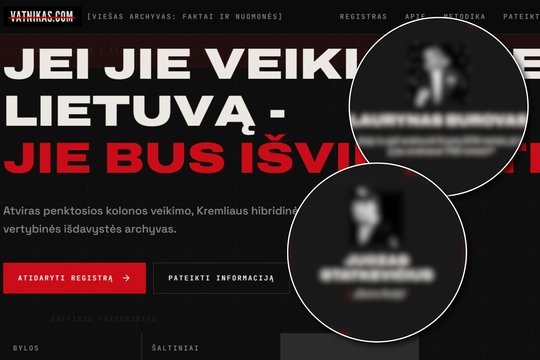 Žinomi Lietuvos žmonės – „vatnikų“ sąraše: kas ir kodėl į jį pateko?
