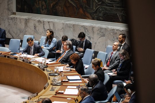 JT Saugumo Taryba vienbalsiai pasmerkė husių išpuolius prieš Saudo Arabiją