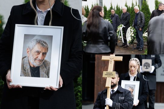 Žymus rašytojas Vahagnas Grigorianas išlydėtas į paskutinę kelionę