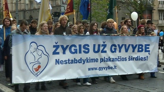„Žygis už gyvybę“ Vilniuje: organizatoriai ragina kalbėti ne tik apie negimusią gyvybę