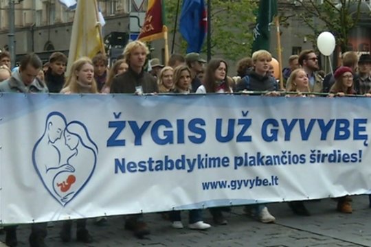 „Žygis už gyvybę“ Vilniuje: organizatoriai ragina kalbėti ne tik apie negimusią gyvybę
