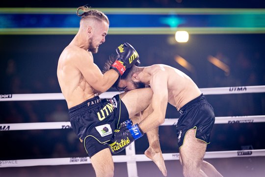 „UTMA 19“ turnyras: nokautas per 33 sekundes, pergalė su nutrauktu bicepsu ir išprotėjusi intriga – S. Maslobojevas prieš D. Dirkstį