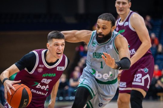 „Lietkabelis“ vos ne vos apgynė savo tvirtovę nuo debiutantės „Tauragės“