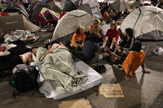 Madride kilo didžiulis protestas dėl būsto: žmonės reikalauja pokyčių