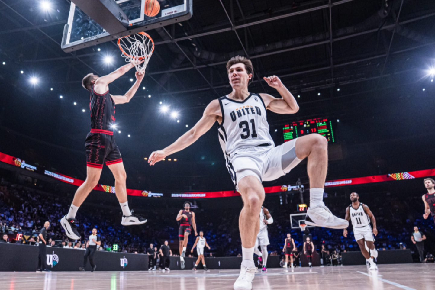 Vilniaus „Ryto“ ekipa žaidžia FIBA Tarpžemyninės taurės finalo dvikovą su „G League United“.<br> FIBA nuotr.