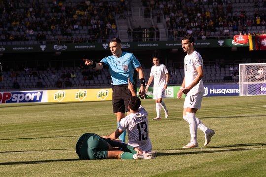 Po pergalės Tautų lygoje Lietuvos futbolininkai Kaune tenkinosi lygiosiomis su Azerbaidžanu