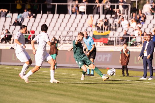 Po pergalės Tautų lygoje Lietuvos futbolininkai Kaune tenkinosi lygiosiomis su Azerbaidžanu