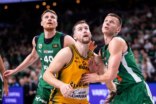 J. Valančiūno ir Ą. Tubelio nekvietęs „Žalgiris“ nepaliko vilčių šiauliečiams