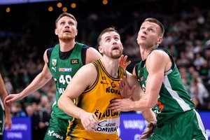 J. Valančiūno ir Ą. Tubelio nekvietęs „Žalgiris“ nepaliko vilčių šiauliečiams