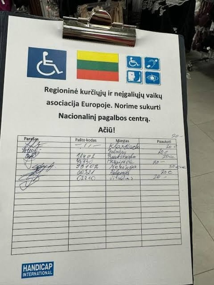 LKD perspėja, kad į viešąsias erdves grįžo sukčiai apsimetantys, kad renka aukas.<br>LKD nuotr.