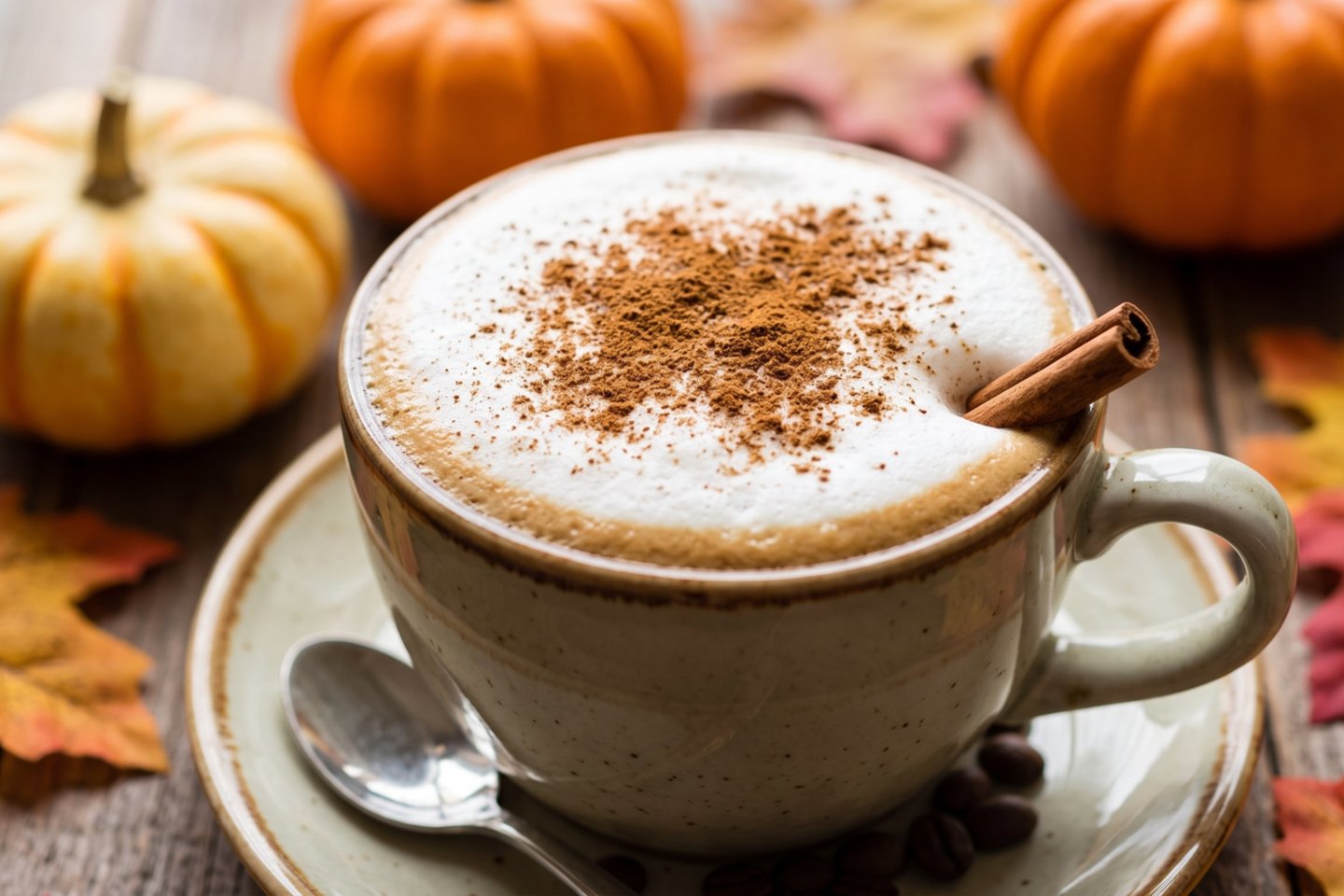 Moliūgo prieskonių skonio (Pumpkin spice) kapučinas.