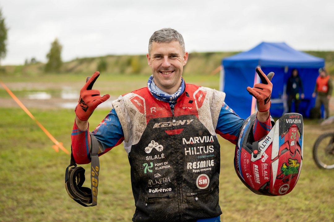 Nerimantas Jucius vėl iškovojo Baltijos Enduro čempiono titulą