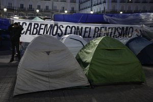 Pensininkės iškeldinimas virto į protestus: išryškino opią Ispanijos problemą