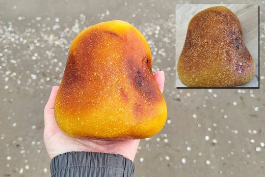 Netoli Lietuvos – įspūdingas gintaro radinys