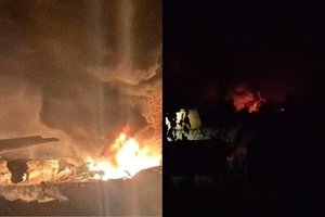 Rusijoje – karinio lėktuvo katastrofa: pranešama apie žuvusius