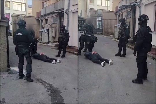 Nužudymu Latvijoje įtartas vyras slapstėsi Šiauliuose – jo sulaikymui pasitelktas „Aras“