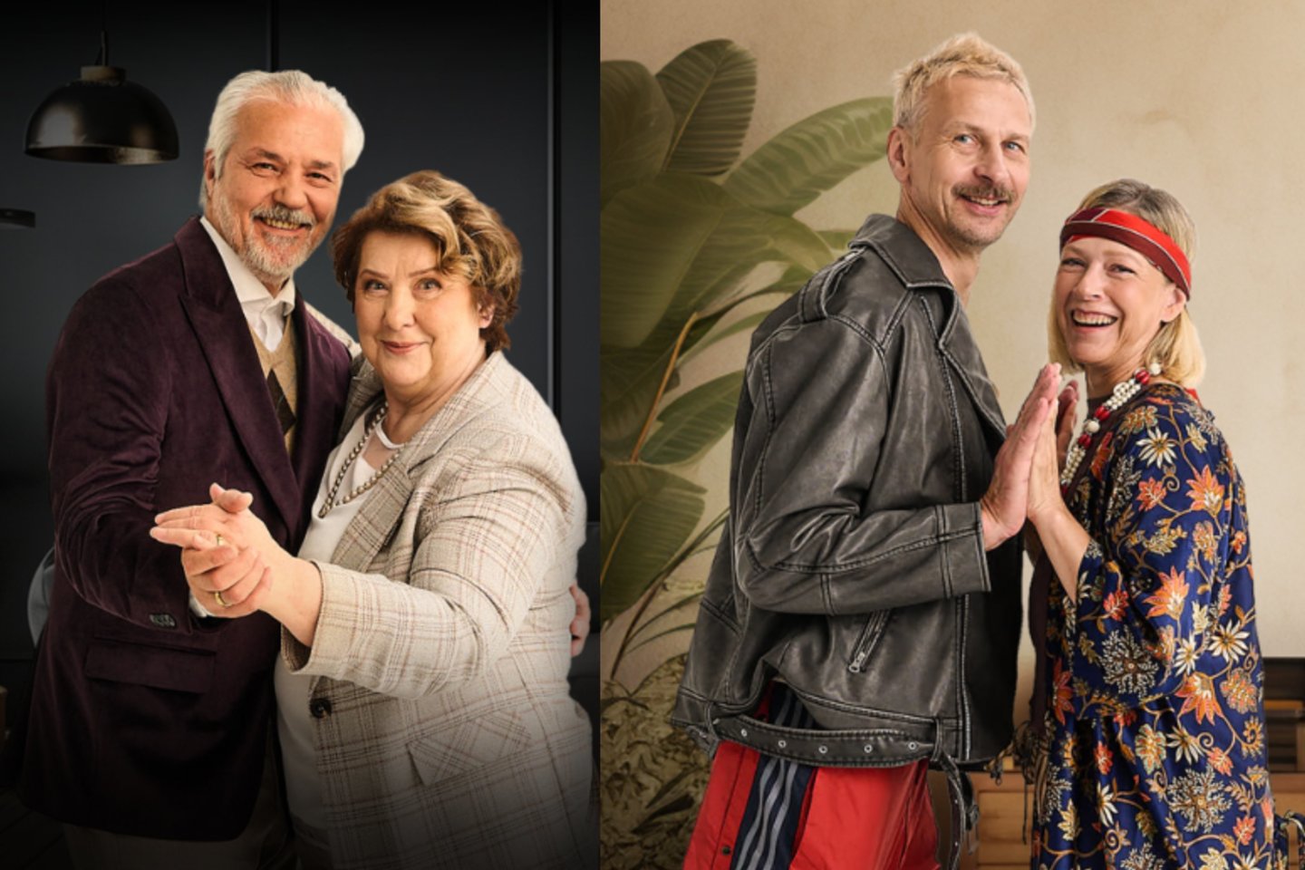 Photo: lrytas.lt Actors Nerijus Gadliauskas and Larisa Kalpokaitė Discuss New Play "Good Neighbors