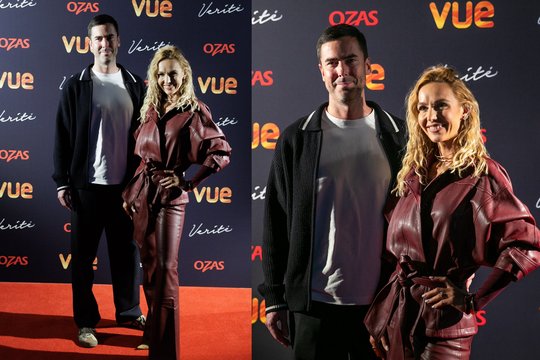 Po slaptų sužadėtuvių – reta akimirka viešumoje: I. Kavaliauskaitė pozavo su mylimuoju
