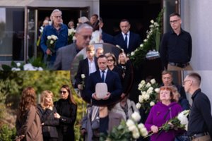 Į paskutinę kelionę išlydėtas Gintautas Kirkila-Klarkas: su ašaromis akyse – ir Laura Supranavičienė