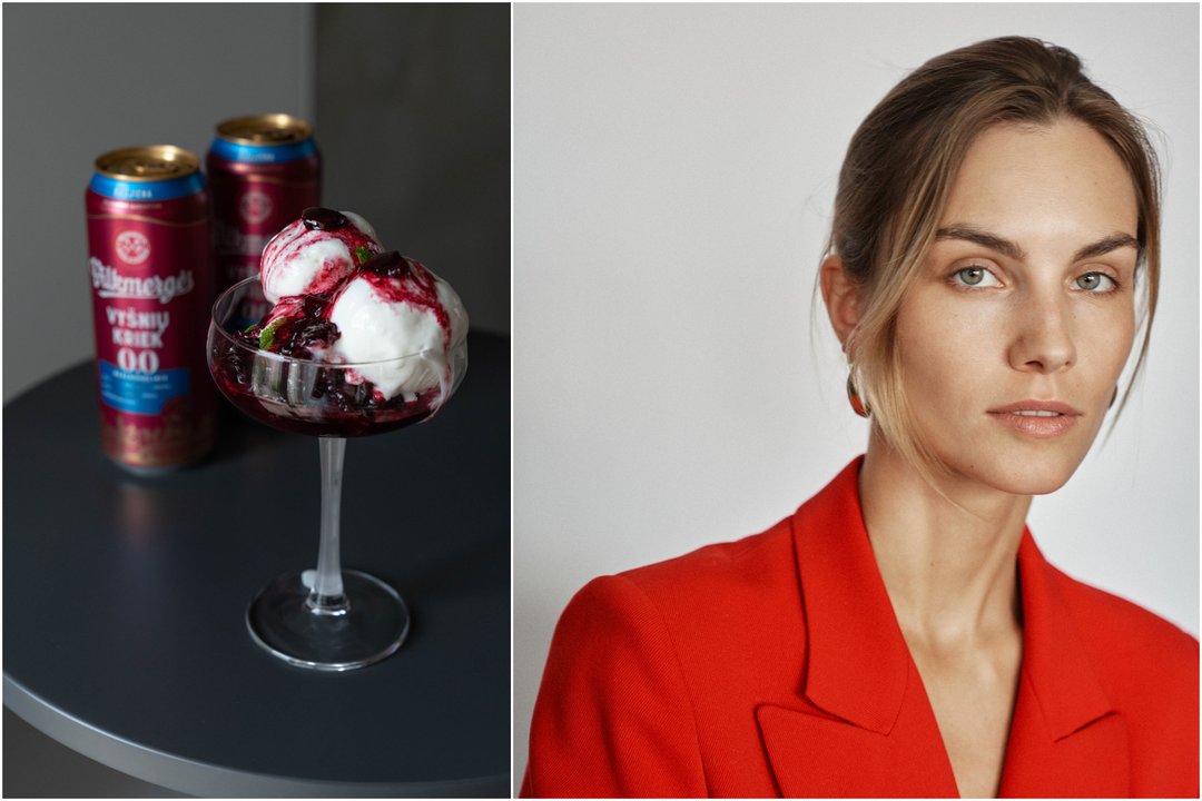 Nealkoholinis „Vilkmergės Vyšnių Kriek“ – netikėtame amplua: Julija Vosylė iš jo pagamino padažą ledams