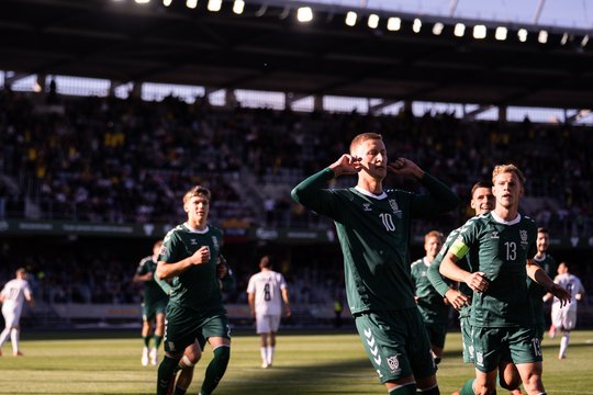Lietuvos futbolininkai Kaune nepasigailėjo Europos nykštukės