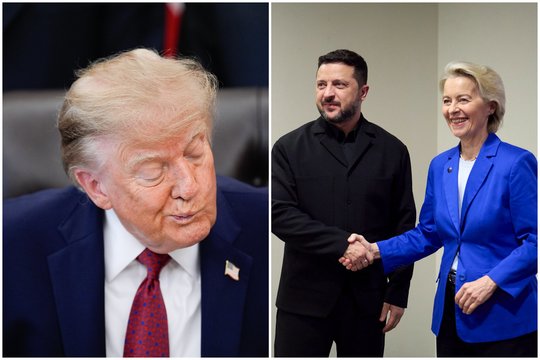 Karas Ukrainoje. Po naujų D. Trumpo kaltinimų Ukrainai – smūgis ir iš Briuselio