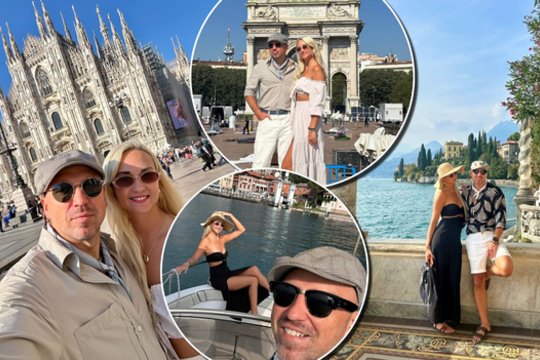 R. Žiogas mėgaujasi nauju gyvenimo etapu: su mylimąja išvyko į pirmą romantišką kelionę