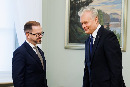 G. Nausėda susitiko su R. Kaunu: tikiuosi, kad jis nebedarys antros klaidos