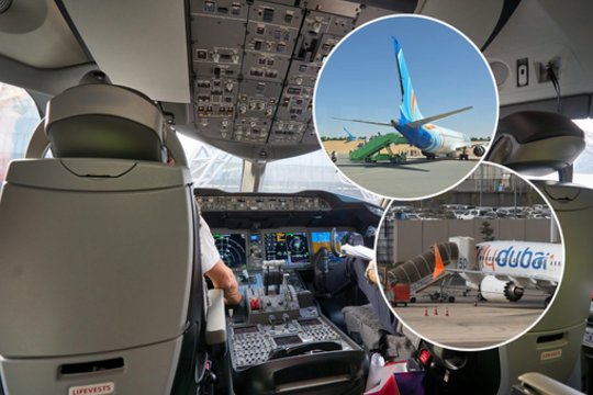 Tik per plauką nuo katastrofos: aviacijos ekspertas atkreipė dėmesį į vieną detalę „Flydubai“ pilotų kabinoje