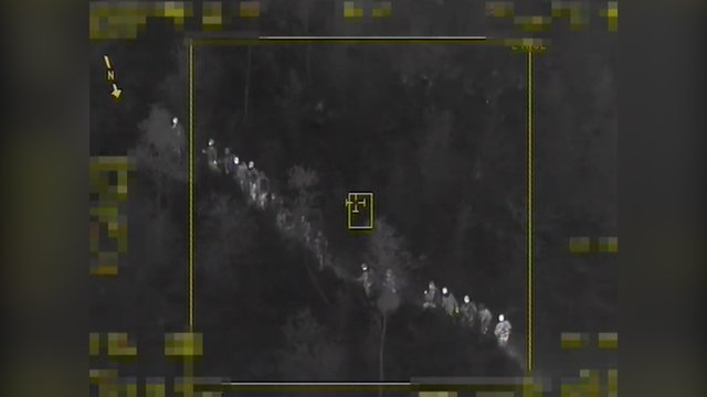 35 migrantų grupei nepavyko įsibrauti giliau į Lietuvą: sulaikymui VSAT pasitelkė dideles pajėgas