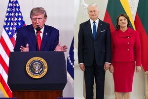 Susitikime su D. Trumpu – netikėta detalė: akį traukė D. Nausėdienės įvaizdis